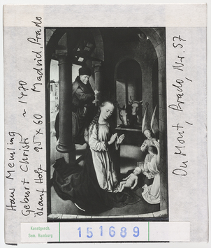Vorschaubild Hans Memling: Geburt Christi. Madrid, Prado 